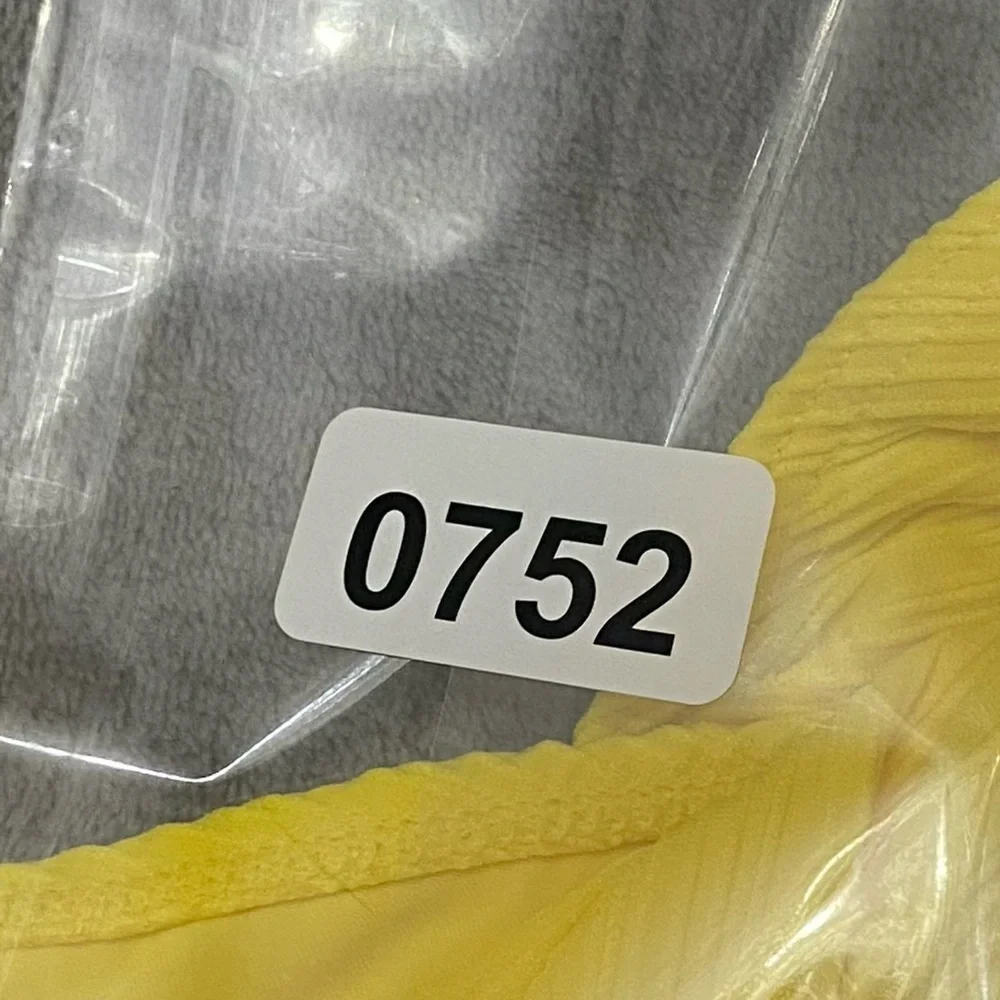 New! Frankie’s bikinis plisse cheeky bottoms Pina colada yellow 10752